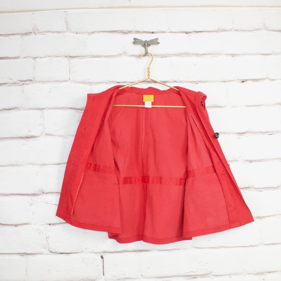 Ruby Rd. Red Light Fall Spring Jacket Size 10 - Picture 3 of 8